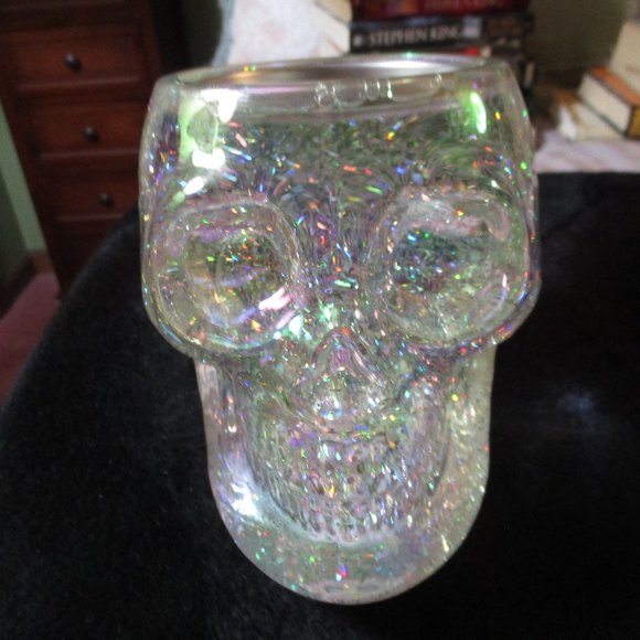 Bath & Body Works Accents Bath And Body Works Clear Glitter Skull